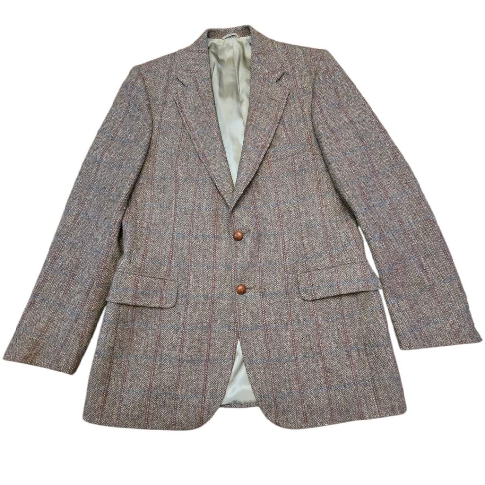 Vintage Wool Herringbone COLOURS BY ALEXANDER JULIAN Sport Coat Blazer size 42R